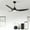 Black, variant on Parrot Uncle Modern 52" Propeller White LED Smart Ceiling Fan, Alexa, and App Control, 3-CCT Ceiling Fan