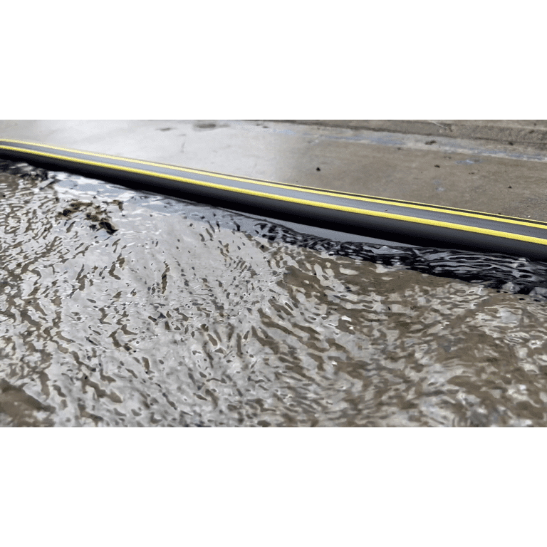 3 cm hoge garagedeurdrempelafdichtingsset 2,21 m lengte | Flexibel PVC | Complete set bevat 1 lijm | GaraDry 3 cm hoge garagedeurdrempelafdichtingsset 2,21 m lengte | Flexibel PVC | Complete set bevat 1 lijm | GaraDry