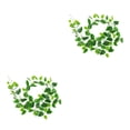 thumbnail image 1 of Hoja de vid artificial Wosthever decoración de pared verde falsa 2Conjunto tipo3, 1 of 6