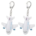 thumbnail image 3 of 2 llaveros de avión con luz LED y sonido, bonitos llaveros con sonido, decoración para llaves, regalo de cumpleaños para niños., 3 of 7