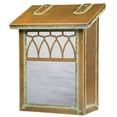thumbnail image 1 of Americas Finest Lighting AF-3101-NV-WW Window 13 Verical Mailbox, Wispy White - New Verde, 1 of 1