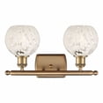 thumbnail image 2 of Innovations Lighting - White Mouchette - 2 Light Bath Vanity In Modern Style-9, 2 of 2