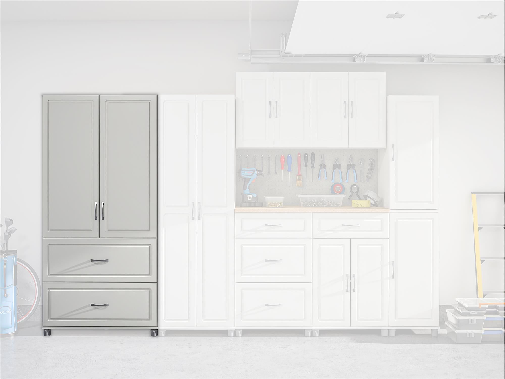 Systembuild Evolution Kendall 36" 2 Door/2 Drawer Garage Storage