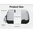 thumbnail image 5 of WANDF  Electronics Organizer Travel Case,Cable Organizer Bag,Dopp  Kit Case,10 Compartments Cord Organizer for Men Women,Water-Resistant Digital Electronics Accessories (Grey), 5 of 9
