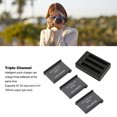 thumbnail image 3 of Camera Battery Charger Hub, Camera Battery LED Indicator Durable 3 Channel with Type C Cable for ONE X2 Cameras, 3 of 7