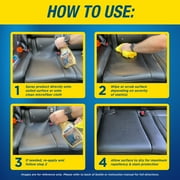 Rain-X Pro 620236SRP Leather Car Seat Cleaner, Interior Detailer, Conditioner & Repellent, 16oz
