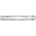thumbnail image 2 of 14K White Gold 14Kw 3mm Half Round With Edge Band Size 5.5 Made In United States whre030-5.5, 2 of 5