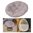 thumbnail image 2 of Outdoor Seat Cushion Chair Pads Solid Color Round for Hanging Chair , gray, 2 of 5