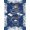 Blue Multi, Pattern 4, variant on ODIKA Serpent Mist Swirls Mythical Swirling Scroll Border Stylized Flowing Dynamic for Home Office, Gaming Room, Under Desk, Non-Slip Chair-Friendly
