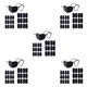 thumbnail image 1 of Juego de 24 Uds parches oculares Jumpingount para niños Telas negras reutilizables ambliopía, 1 of 6