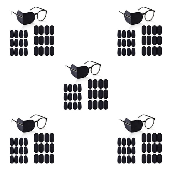 Vogacara 24Pcs Kids Lazy Eye Patch Non-woven Accessories Kit Amblyopia Care Strabismus Corrective Eyewear Eyeshade Patches Type2