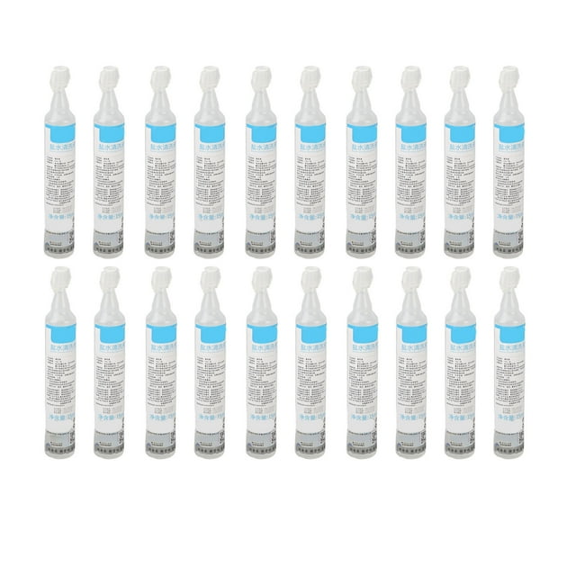 Solución salina fisiológica de cloruro de sodio de 20 piezas, solución de limpieza de agua salada para alivio de la rinitis para tatuajes de 15ml