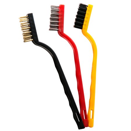 

Xunyuan 3Pcs Cleaning Brushes Eco-friendly Anti-deform Plastic 3 Types Brush Head Drain Cleaning Brush for Home