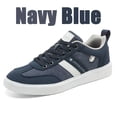thumbnail image 6 of Men's Fashionable Retro Casual Shoes - Breathable, Comfortable Sole, Street Style Skate Shoes with PU/Canvas Upper, Lace-Up, Suitable for All Seasons, 6 of 9