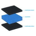 thumbnail image 3 of Uxcell 4Pcs Rubber Anti Vibration Pads, 3 x 3 x 7/8 inch Heavy EVA Center Isolation Mats, 3 of 6