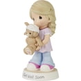 thumbnail image 3 of Precious Moments Get Well Soon Girl With Teddy Bear Figurine, Count 1, 3 of 6