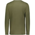 thumbnail image 5 of Augusta Sportswear B25734645 Super Soft-Spun Polyester Long Sleeve T-Shirt, Olive - Large, 5 of 5