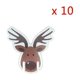 thumbnail image 1 of Tarjeta de copa de Navidad de 10/20/30 piezas, sombrero de Papá Noel, decoración de copa de vino, adornos de Navidad, regalo de Año Nuevo, decoraciones navideñas, 1 of 5