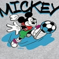 thumbnail image 3 of Disney - Standard Sports - Soccer Mickey - Men's Crew Neck Fleece Pullover, 3 of 5