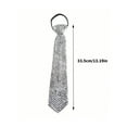 thumbnail image 3 of Sparkling Neck Tie for Night Club Party Crystal Tie Cool Uniform Necklace Tie Stage Shows Collar Tie Costume Neckwear, 3 of 8