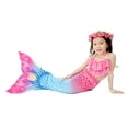 thumbnail image 3 of Sunnyoo Big Girls Swimsuit Bathing Suits Bikini Tail , 6-Piece, Sizes 8-9 T, 3 of 4