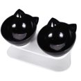 thumbnail image 1 of Comedero doble ajustable de 20 ° para gatos, cuenco doble para perros, cuenco inclinable co Abanopi Tazón de alimentación, 1 of 7