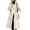 Beige, variant on Levmjia Women's Plus Size Longline Wool Look Coat Single Breasted Notched Lapel Pocket Casual Loose Fit Winter Jacket