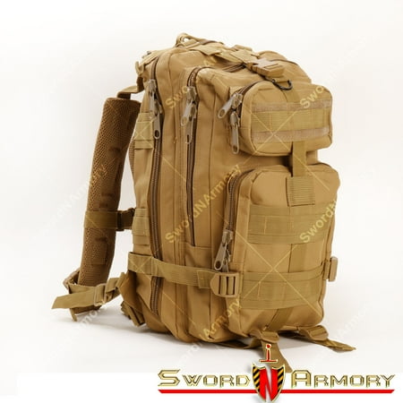 Military Tactical Pack Backpack Army Molle Bug Out Bag Small Rucksack Outdoor Hiking Camping Trekking Hunting