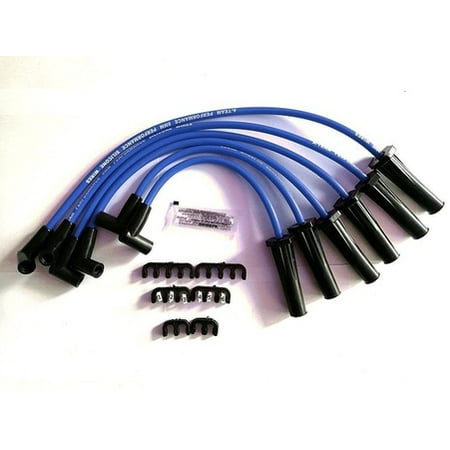 - A-Team Performance Ford Truck 6 Cylinder 250 300 6 Cyl 8.0mm Blue Silicone Spark Plug Wires