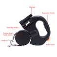 thumbnail image 4 of Correa retráctil de dos perros, cuerda de perro doble con luz led, agarre ergonómico para perros pequeños medios, 4 of 7