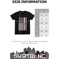 thumbnail image 5 of ShirtBANC Proudly United Mens USA And Mexican Flags Shirt Liberty Design Tee, 5 of 5