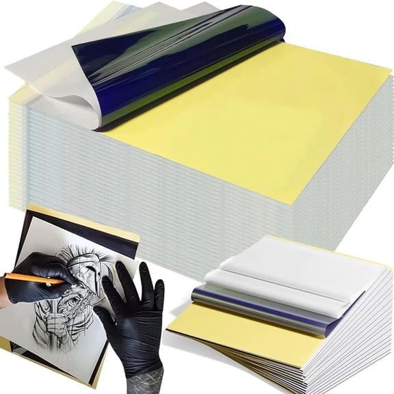 Pack of 100sheet Tattooing Transfer Paper for Thermal Transfer Tracing Designs