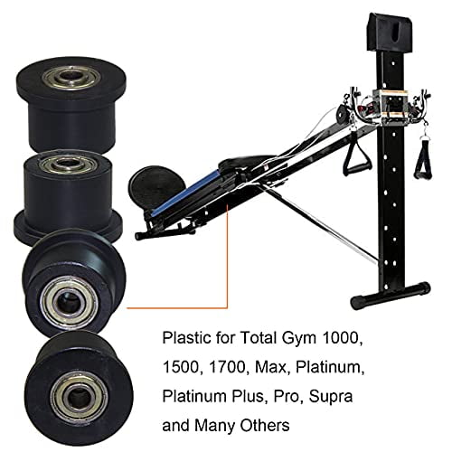 Total Gym Rollers / Wheels Qty 1500 1100 1400 1600 1700 4 for Models 1000 