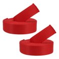 thumbnail image 1 of Unique Bargains Ceintures de Classement Colorées Taekwondo 8.5 Pieds, Polyester / Coton Hommes Femmes Pro pour Compétition, Rouge 2 Pack, 1 of 5