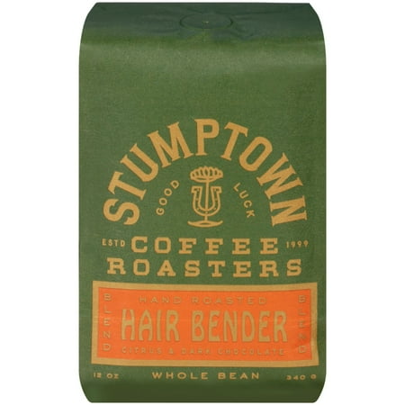 Stumptown Coffee Hair Bender Blend Premium Medium Roast Whole Bean Coffee  Arabica  12 oz