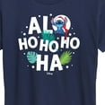 thumbnail image 3 of Lilo & Stitch - Alo Ho Ho Ho Ha - Women's Short Sleeve Graphic T-Shirt, 3 of 5