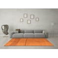 thumbnail image 3 of Ahgly Company Indoor Rectangle Abstract Orange Modern Area Rugs, 8' x 12', 3 of 4