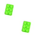 thumbnail image 1 of Cateissary Molde para hornear antiadherente: distribución uniforme de la temperatura Molde de silicona navideño asequible Duradero verde 2Conjunto, 1 of 6