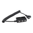 thumbnail image 1 of Lanxri D-Tap To 2 Pin Male Coiled Power Cable Brand New, 1 of 4