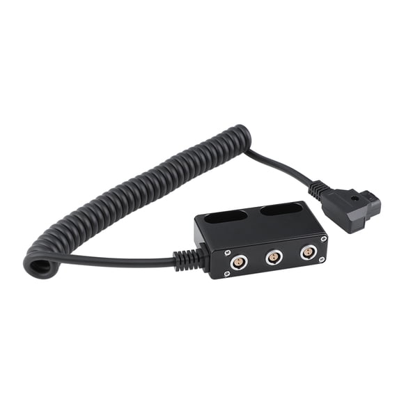 Lanxri D-Tap To 2 Pin Male Coiled Power Cable Brand New