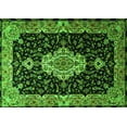 thumbnail image 1 of Ahgly Company Indoor Rectangle Medallion Green Traditional Area Rugs, 4' x 6', 1 of 1