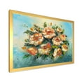 thumbnail image 2 of Designart 'Ancient Flowers Bouquet Of Dark Pink Flowers' Traditional Framed Art Print, 2 of 4