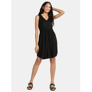 Time and Tru Women's Sleeveless Utility Dress, Sizes XS-XXXL