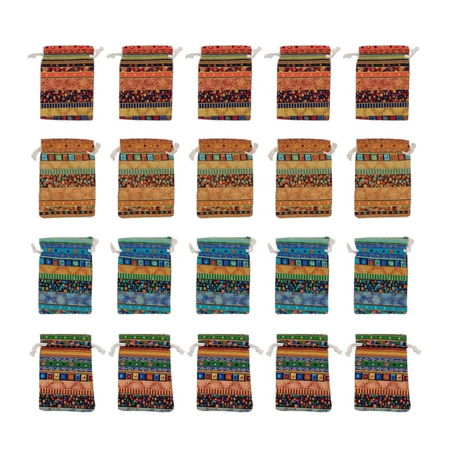 Bolsas de Regalo Reutilizables Sunnimix Bolsa de Embalaje para Festivales de Navidad 20x30cm Bolsas de cordón