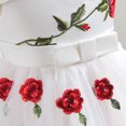 thumbnail image 6 of Flower Girls Floral Dress off-Shoulder Floral Princess Birthday Gown for 2-8T, 6 of 6