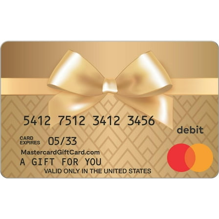 Mastercard® $20-$500 Gold Bowtie eGift Card (Plus $6.84 Purchase Fee) [Email Delivery]