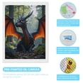 thumbnail image 3 of Diamond Art Kit for Adults, Majestic Forest Creature Fantasy Dragon Diamond Painting for Adults Beginners, 5D DIY Diamond Art Painting Kits, Colorful Diamond Painting Craft for Home Decor 12x16, 3 of 7