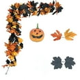 thumbnail image 2 of BNNG Fall Garland Fall Decorations for Home,Fake Berry Pumpkin Autumn Maple Leaves Garland for Mantle Halloween Thanksgiving Fireplace Harvest Party,Fall Decor Indoor Outdoor Porch Vines- 5.2Ft, 2 of 5