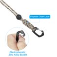 thumbnail image 4 of Uxcell Badge Lanyard 18.8 Inch, Necklace Keychain Cord Metal Clasp Hook Ring Strap for Keys, Camo Apricot, 4 of 5
