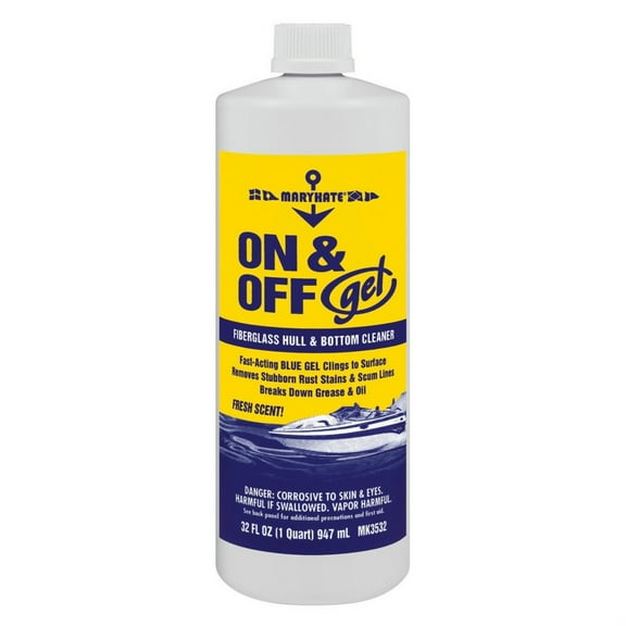 MaryKate On & Off Gel Hull & Bottom Cleaner, 32 Fl Oz, MK3532